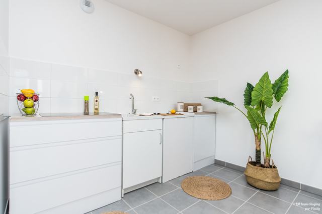 Les modules de cuisine installés dans un logement livré sans cuisine